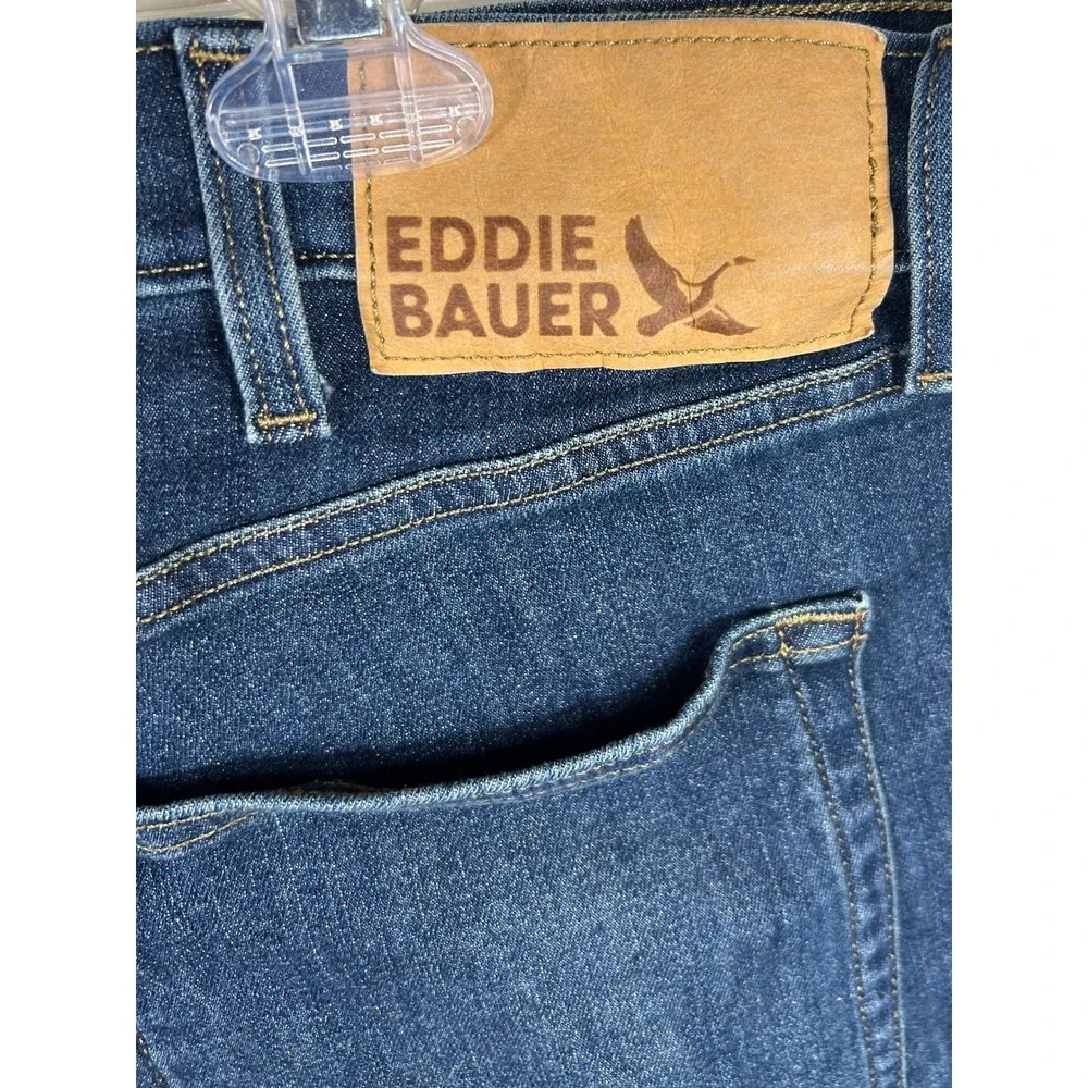 Eddie Bauer Straight Fit Jeans Mens 36x34 Blue Denim Classic Rugged Normcore